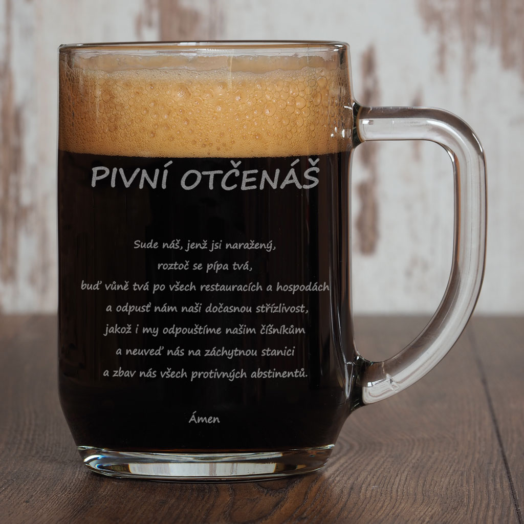 Půllitr - Pivní otčenáš - 0,5l