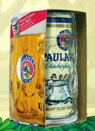 Paulaner tuplák + 1l plechovka (dárkové balení)