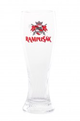 Sklenice na pšeničné pivo Rampušák 0,5l