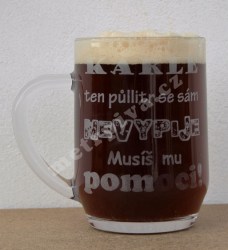 Vypij si mě - pivní půllitr - 0,5l
