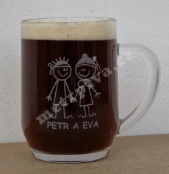 Svatební pivní půllitr - 0,5l
