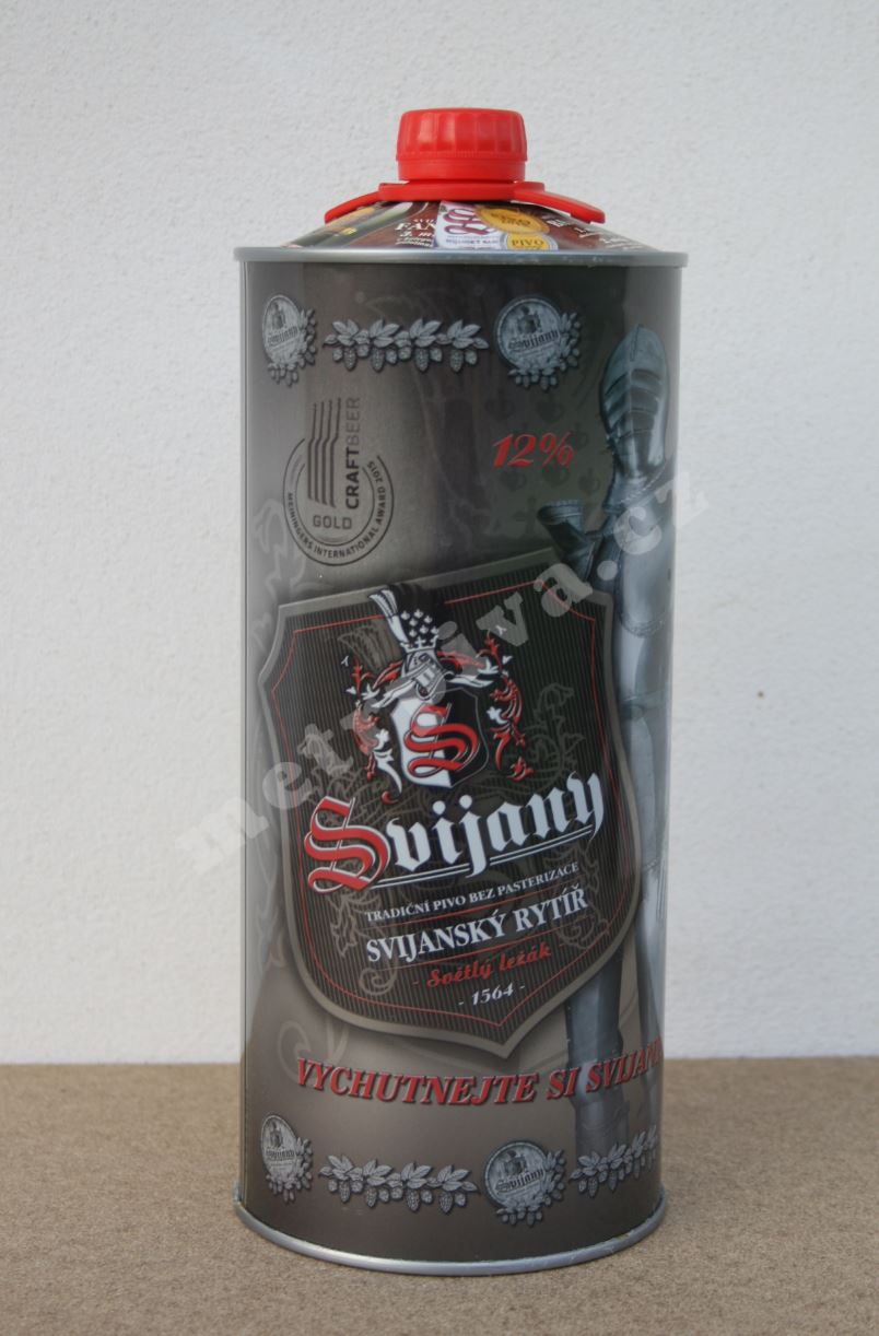 Pivo Svijanský rytíř - 2l plechovka